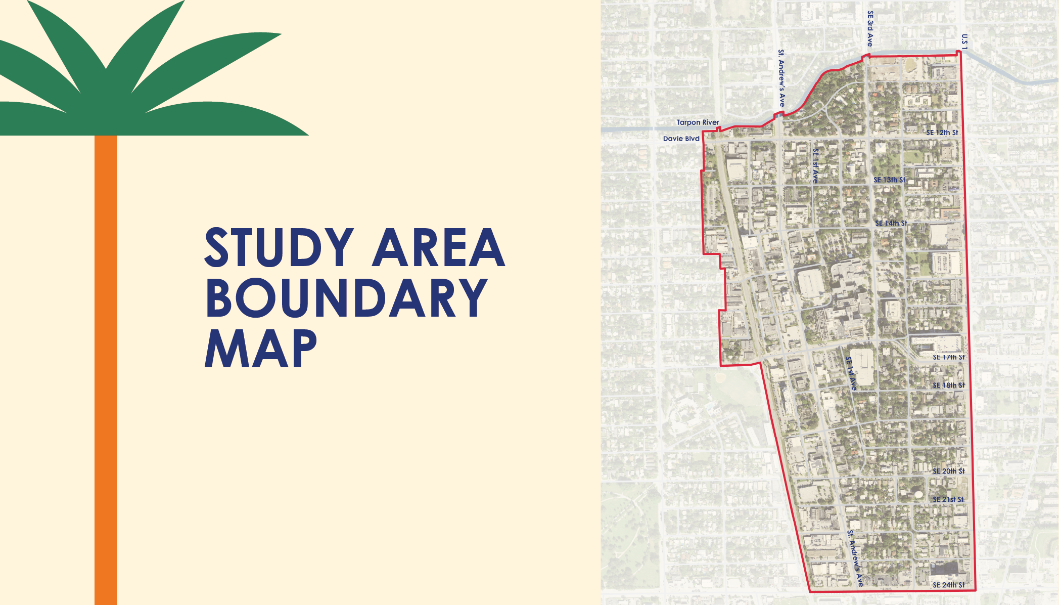 Study area boundary map