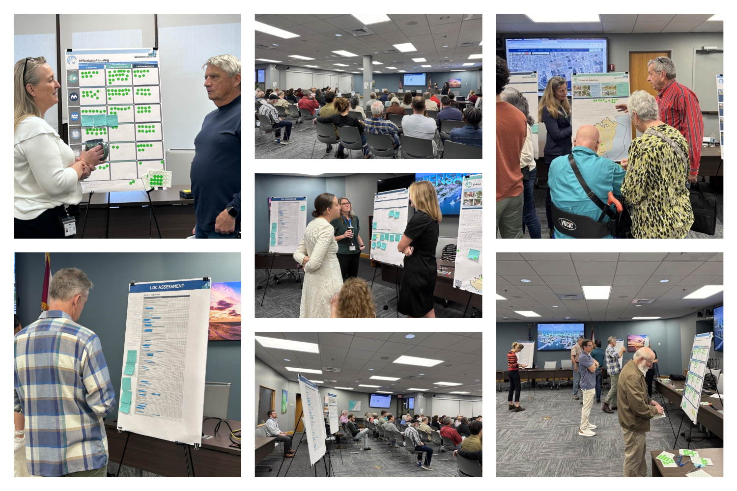 Engagement event collage