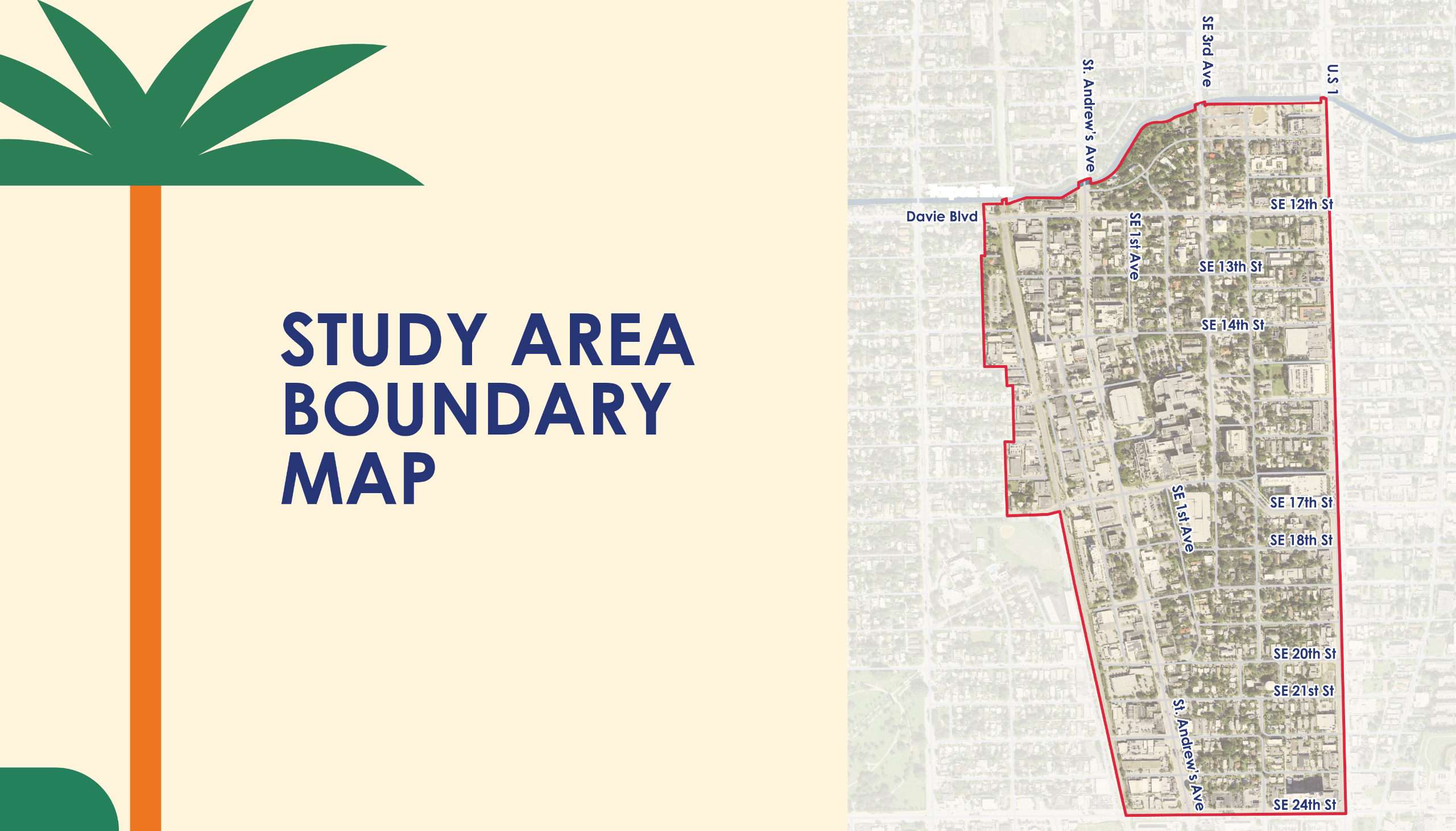 Study area boundary map